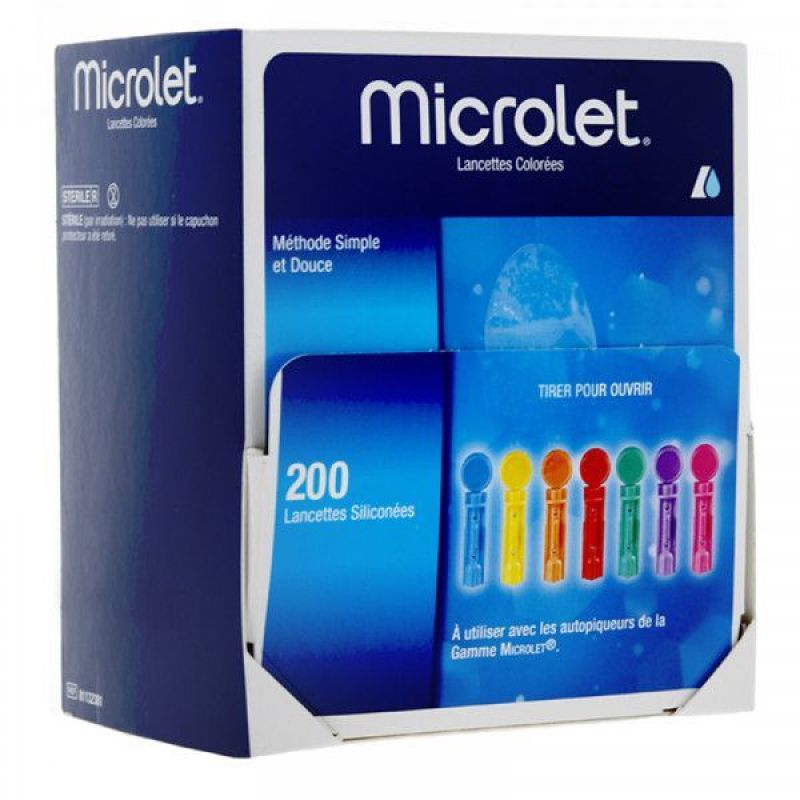 Microlet Color Coding Microlet Lancettes Colorées x200