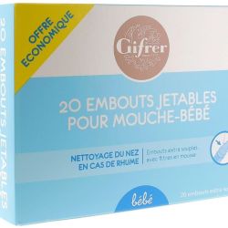 Mouche-bébé Gifrer Recharge Embouts x20