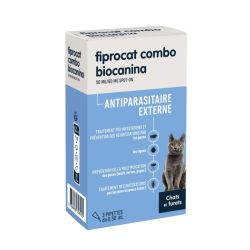 Fiprocat combo chat furet - 3 pipettes