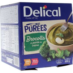 DELICAL Purée Hphc Brocolis 4bols de 200ml