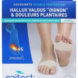 Epitact Coussinets plantaires Double protection Taille S pointures 36/38 x2