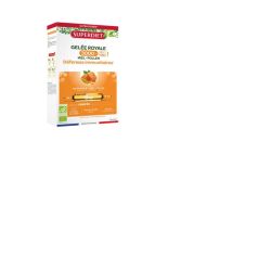 Superdiet Gelée royale 3000mg défenses immunitaires 20 ampoules