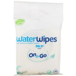 WATERWIPES Lingettes nettoyantes bébé biodégradables x10