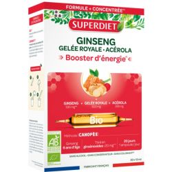 Superdiet Booster d'énergie x20 ampoules