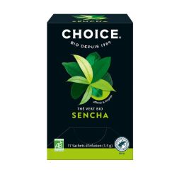CHOICE Sencha Thé vert bio x17 sachets