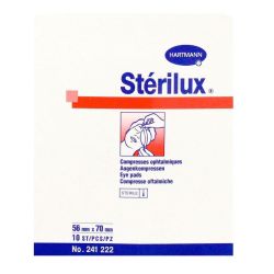 Stérilux 10 compresses opthalmiques