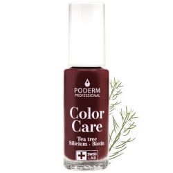 Poderm Vernis Color Care Tea tree Rouge noir 8ml