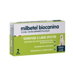 Milbetel chien 2 comprimés