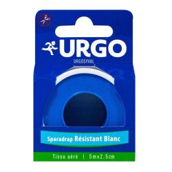 Sparadrap résistant blanc 5mx2,5cm