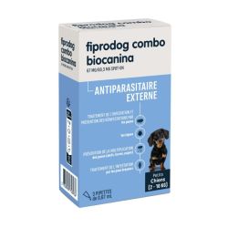 Fiprodog combo petit chien - 3 pipettes