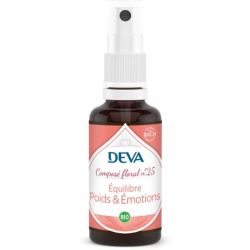 Deva Equilibre poids et émotions composé floral 25