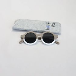 HOP POP Lunettes solaires Bicolore Taupe bébé