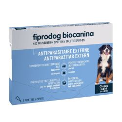 Fiprodog402mg Spoton Tg/chien