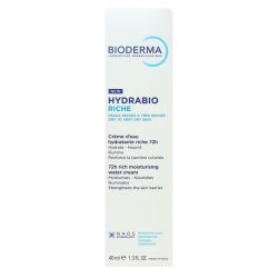 Hydrabio creme d'eau hydratante riche 72h 40ml