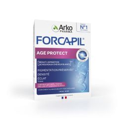 Forcapil Age Protect cheveux blancs et ternes 30 comprimés