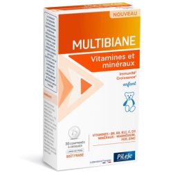 PILEJE Multibiane Vitamines et minéraux enfant x30 comprimés