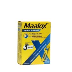 Maalox Reflux Rapide x20 sachets unidoses goût menthe