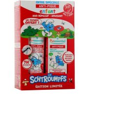 Coffret enfant Anti pique répulsif + apaisant édition Schtroumpfs
