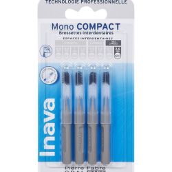 Inava Brossettes interdentaire Mono compact Gris 2.6mm x4