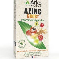 azinc boost vitamines végétales 24comprimés à croquer