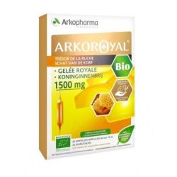 Arkoroyal Gelée Royale Bio 1500mg Ampoules 10ml x20