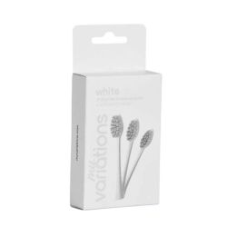 3 têtes de brosse souple Ivory-White
