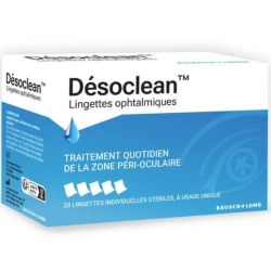 DESOCLEAN LINGETTES OPHTALMIQUES X20
