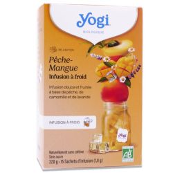 Yogi Infusions à froid Pêche-Mangue x15 sachets