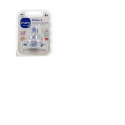 Tétine Mam Silicone Débit rapide 3éme vitesse x2