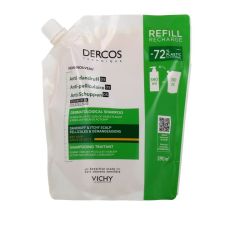 DERCOSS Shampoing anti-pelliculaire Cheveux secs Eco-recharge 390ml