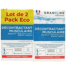 Décontractant musculaire 2 x 60 comprimés