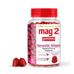 Cooper Mag 2 Gummies Nervosité/Fatigue x45 gommes arôme Framboise