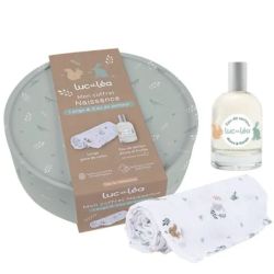 Luc et Léa Mon coffret naissance Eau et Lange