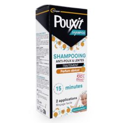 POUXIT Shampoing anti poux abricot 200ml