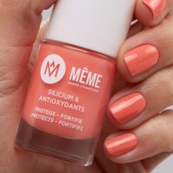 MÊME Vernis Silicium et antioxydants Rose melon 10ml