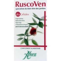 Ruscoven + Aboca circulation veineuse Gélules x50