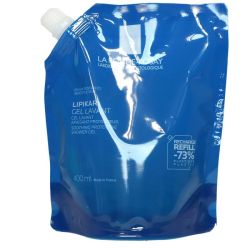 Eco-recharge Lipikar gel lavant apaisant et protecteur peau sèche et sensible 400ml