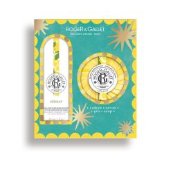Coffret Eau parfumée bienfaisante et savon Cédrat