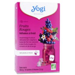Yogi Infusions à froid Fruits rouges x15 sachets