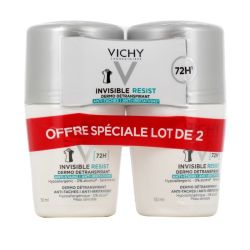 VICHY Déodorant Invisible Rollon 72h 2x50ml