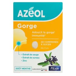 Azéol 30 comprimés goût menthe