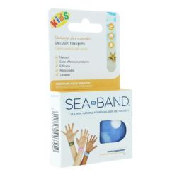 Sea-Band Bracelet Enfant Bleu Anti-Nausées boite de 2 bracelets