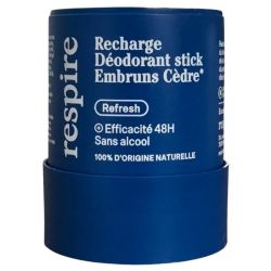 Respire Recharge déodorant stick embruns cèdre