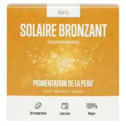 Solaire bronzant pigmentation de la peau 30 comprimés