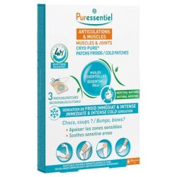 Puressentiel 3 patchs froids Cryo Pure® articulations & muscles 30ml