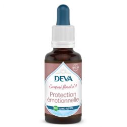 Deva Protection émotionnelle composé floral 4 sans alcool 30ml