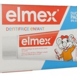 Elmex dentifrice enfant 3-6 ans 2x50ml