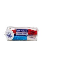 ELGYDIUM Trousse de voyage dès 12 ans dentifrice anti plaque + brosse