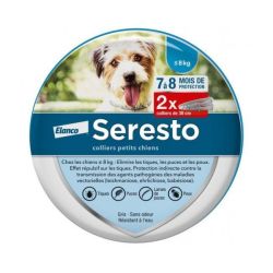 Collier Seresto Anti parasitaire Petit Chien x2