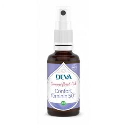 Deva Confort féminin 50+ composé floral N°18 bio 30ml